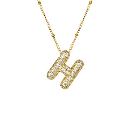 Collana con Nome Personalizzata con Pietre Naturali