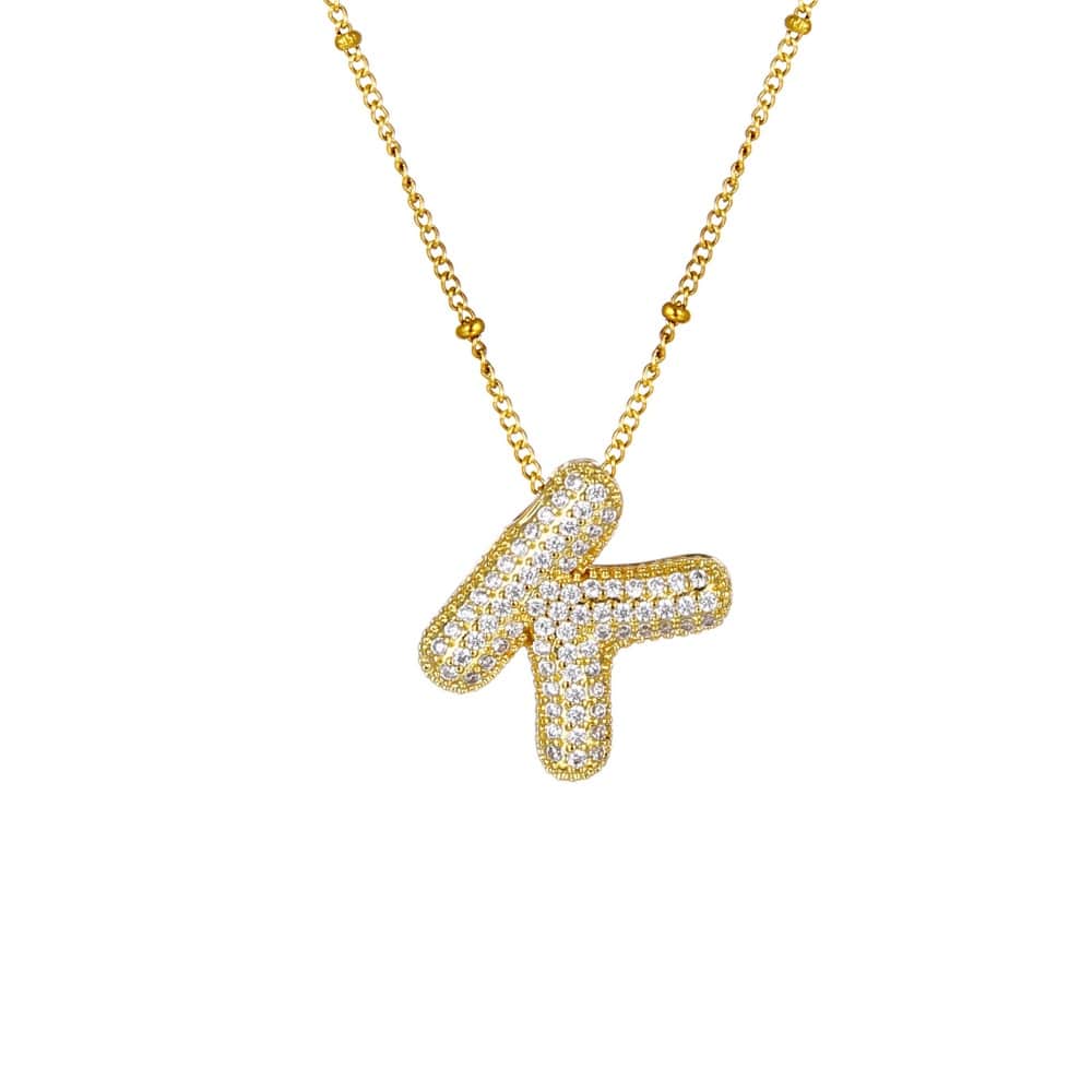 Collana con Nome Personalizzata con Pietre Naturali