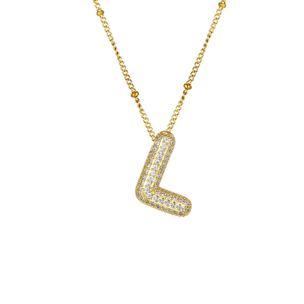 Collana con Nome Personalizzata con Pietre Naturali