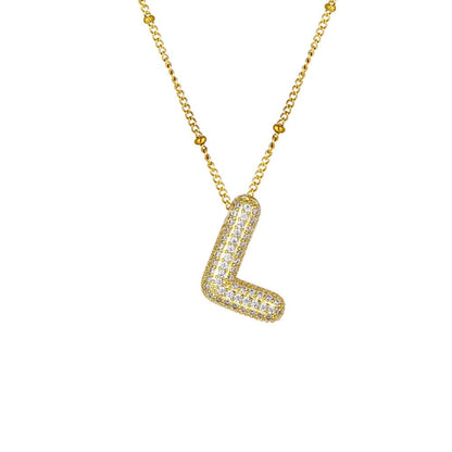Collana con Nome Personalizzata con Pietre Naturali