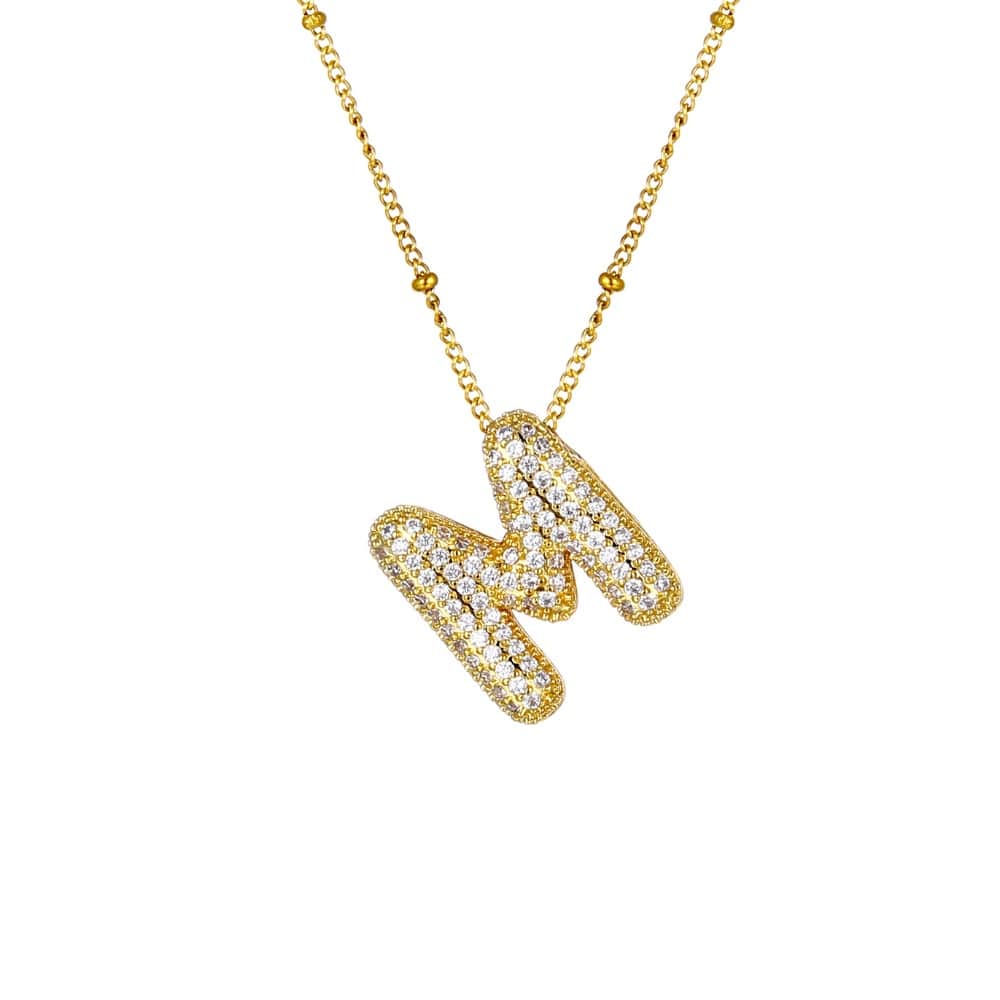 Collana con Nome Personalizzata con Pietre Naturali