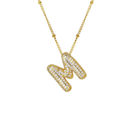 Collana con Nome Personalizzata con Pietre Naturali
