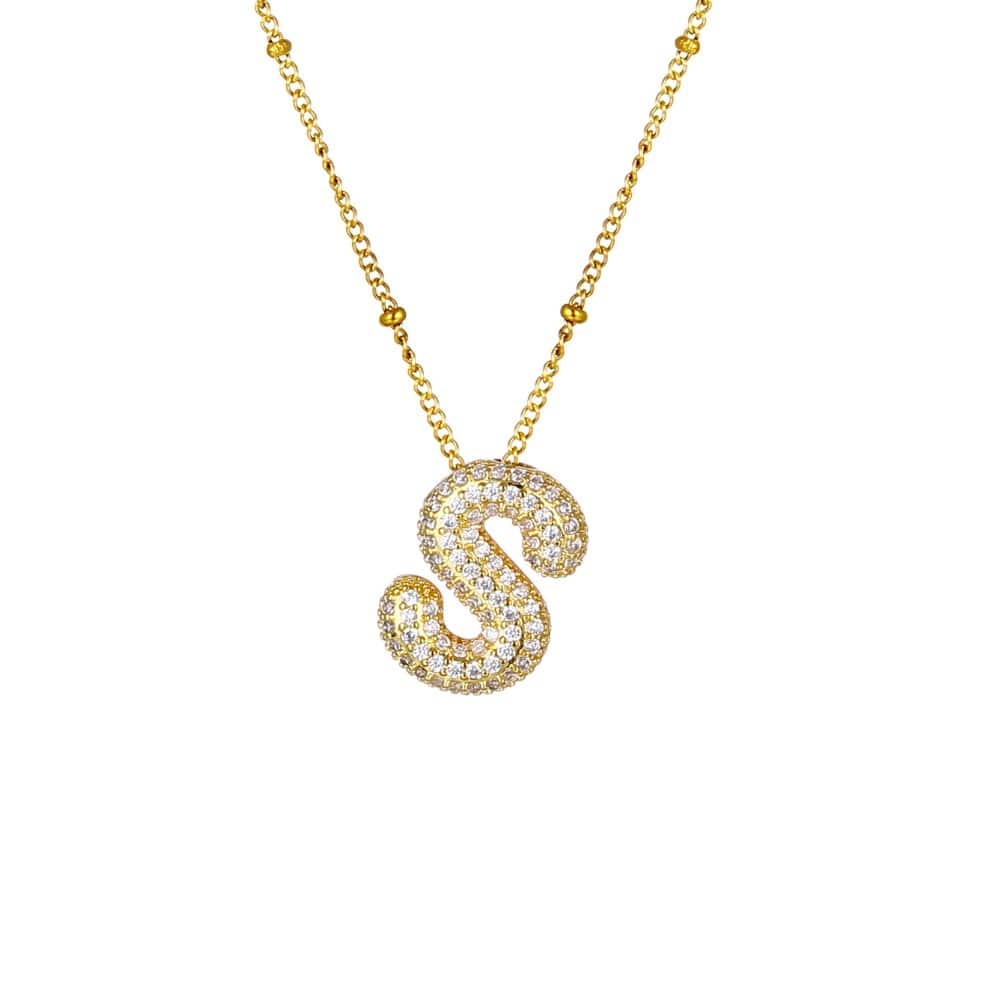 Collana con Nome Personalizzata con Pietre Naturali