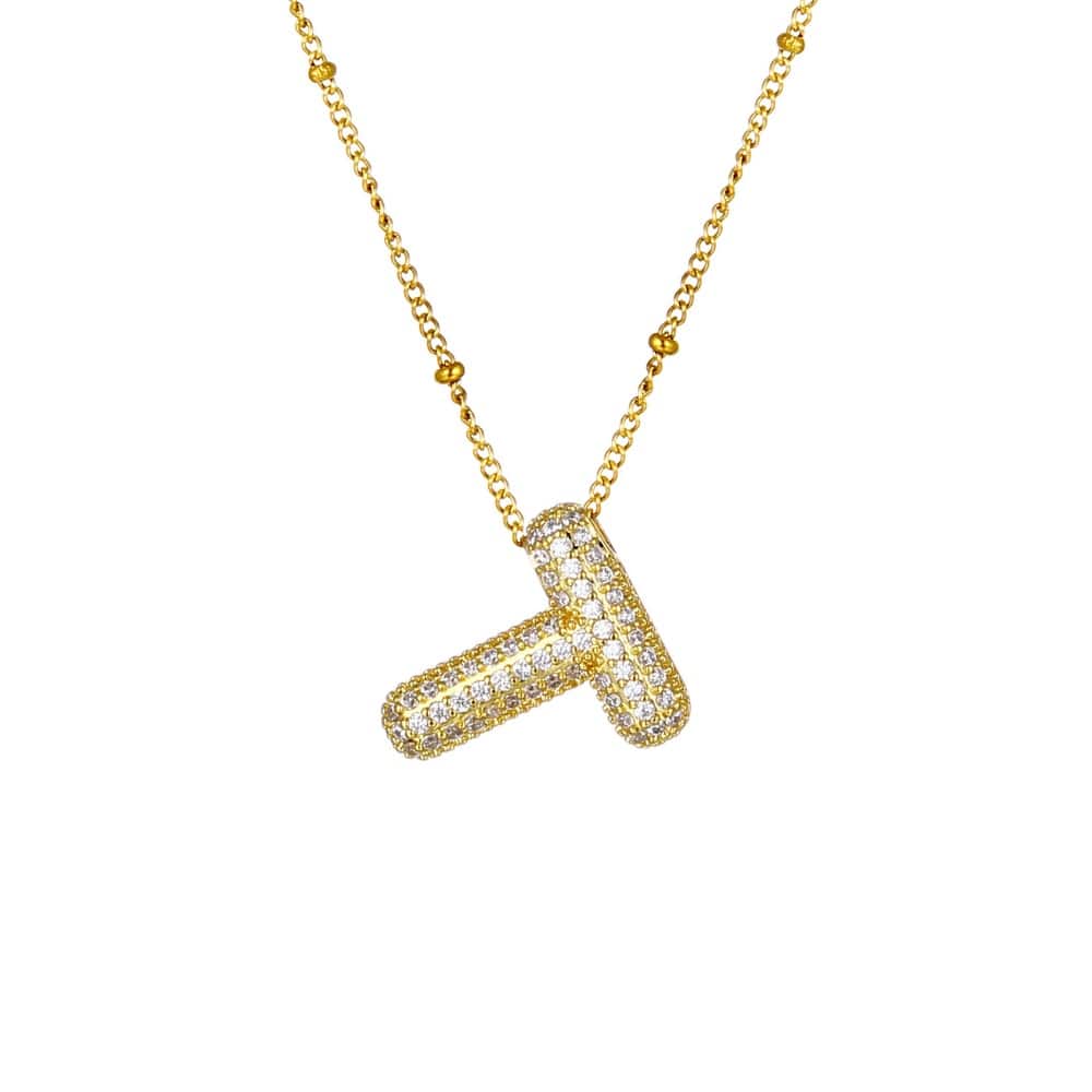 Collana con Nome Personalizzata con Pietre Naturali