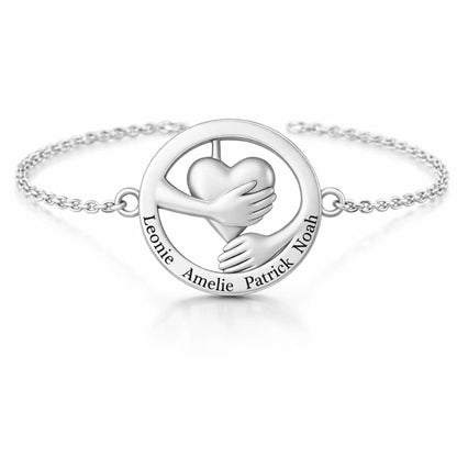 Collana Mano di Fatima Incisa Acciaio Placcato Oro