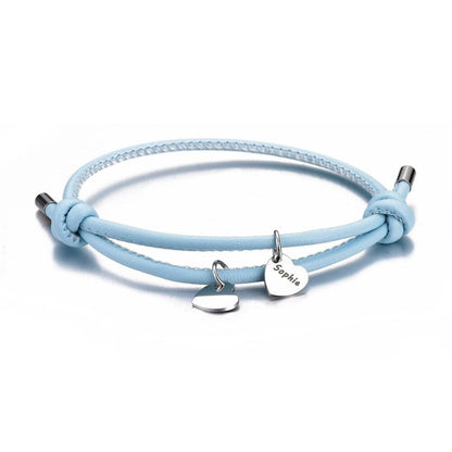 Bracciale Personalizzato con Nome Inciso Acciaio Inox