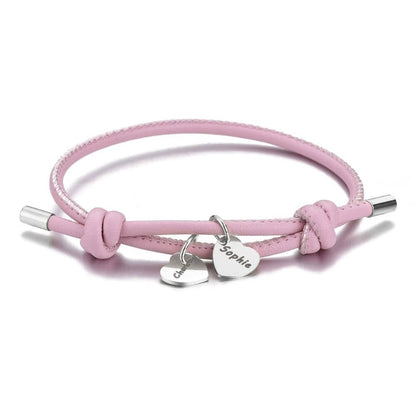 Bracciale Personalizzato con Nome Inciso Acciaio Inox