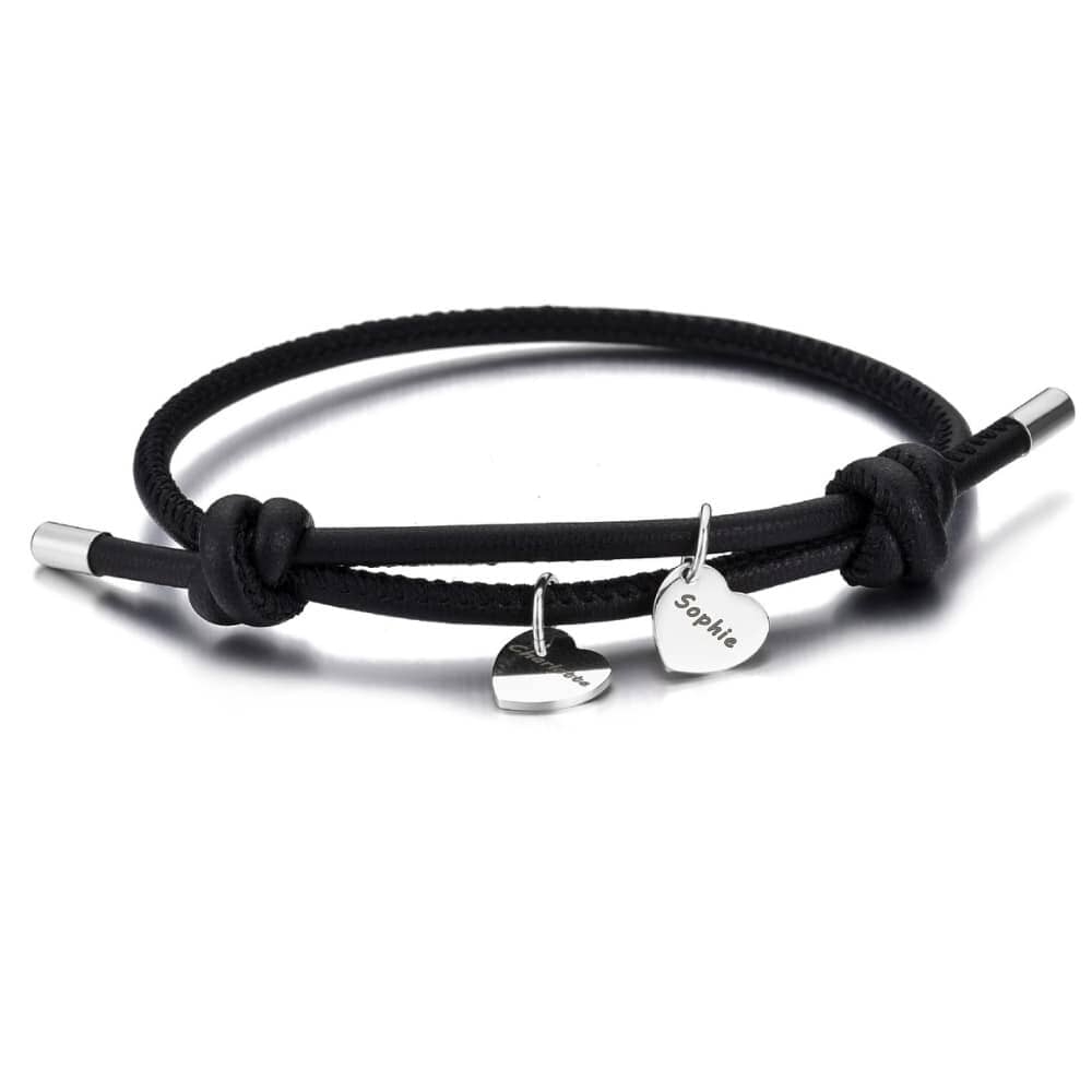 Bracciale Personalizzato con Nome Inciso Acciaio Inox